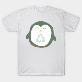 Happy Recycle Penguin T-Shirt